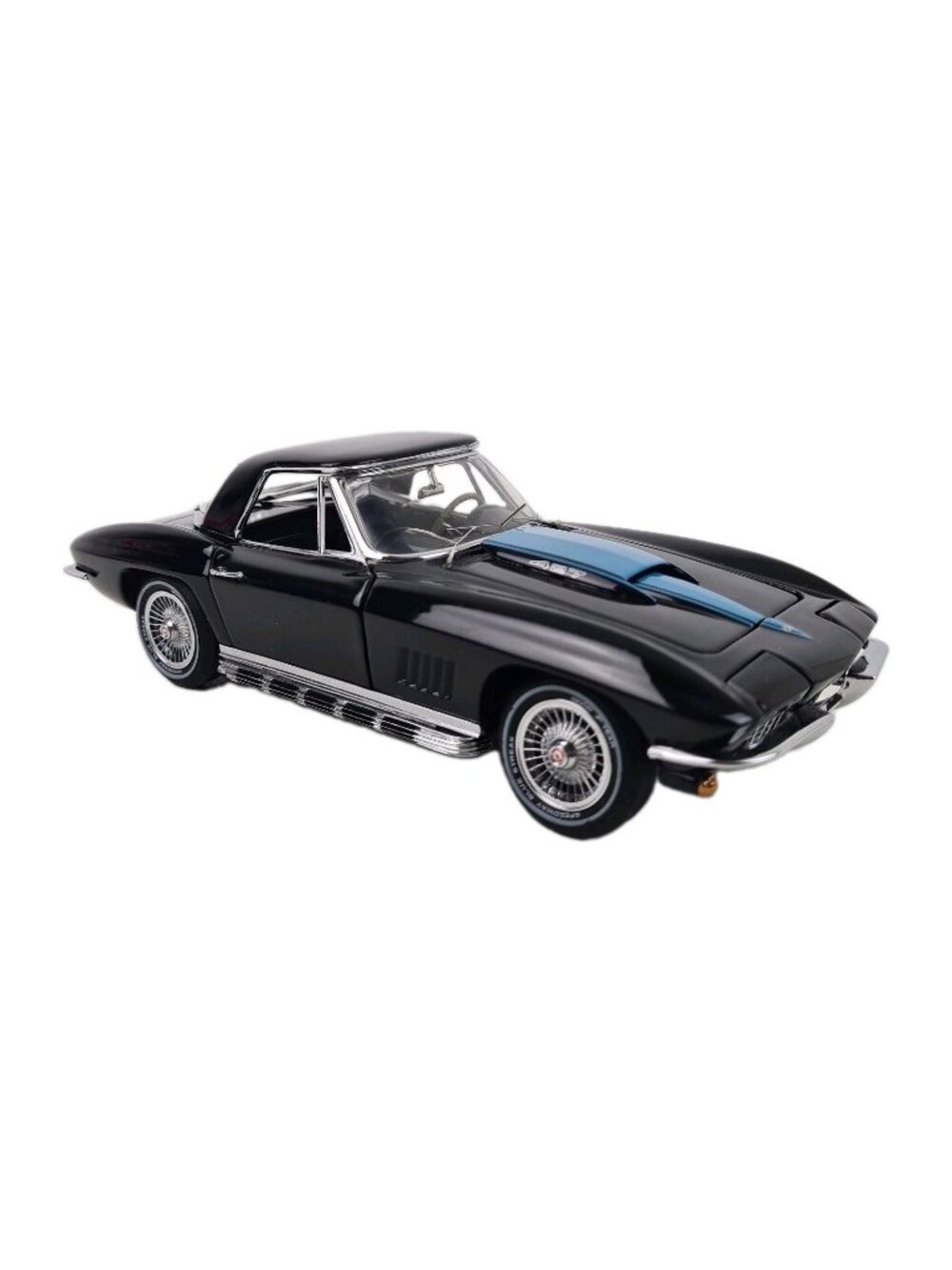 Franklin Mint Precicion 1967 Chevrolet Corvette 427 Black DieCast B11UL65